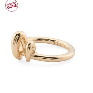 FENDI Gold Made In Italy Filo Ring